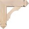Ekena Millwork Olympic Arts and Crafts Smooth Bracket w/ Offset Brace, Douglas Fir, 5 1/2"W x 16"D x 16"H BKT0604X16X16OLY03SDF - alternate 4
